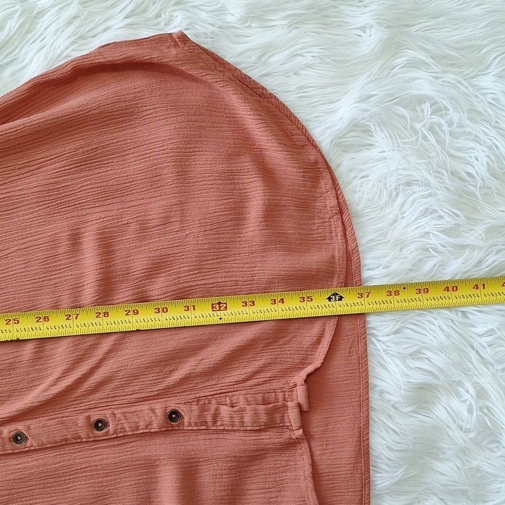 Knox Rose Sleeveless Smocked Button-Front Dress - Picture 14 of 14